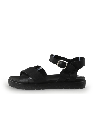 Manfield Sandalen Schwarz 352846
 Größe 40
 