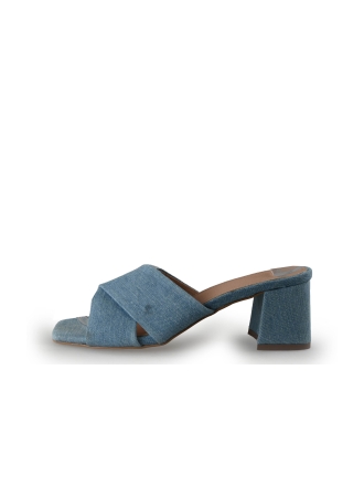 Manfield Mules Pantoletten Blau 352855
 Größe 38
 