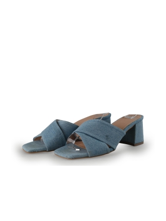 Manfield Mules Pantoletten Blau 352855
 Größe 38
 