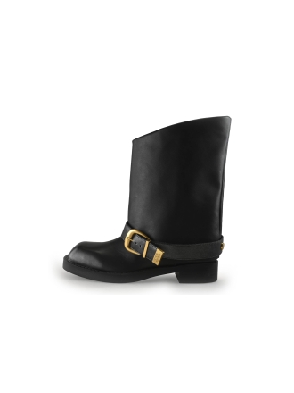 Steve Madden Bikerstiefel Schwarz 353291
 Größe 39
 
