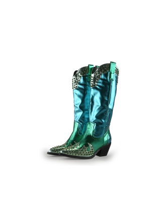 Azalea Wang Cowboystiefel Blau 353390
 Größe 41
 