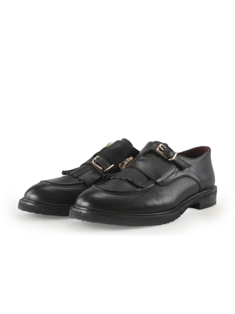 Fred de La Bretoniere Slip-ons Schwarz 353527
 Größe 39
 