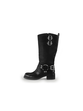 Steve Madden Bikerstiefel Schwarz 353703
 Größe 39
 