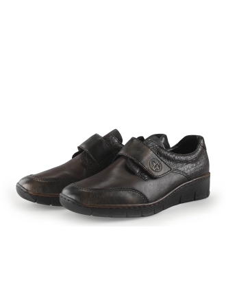 Rieker Slip-ons Schwarz 353938
 Größe 42
 