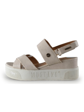 Mustang Keilschuhe Weiß 353953
 Größe 37
 