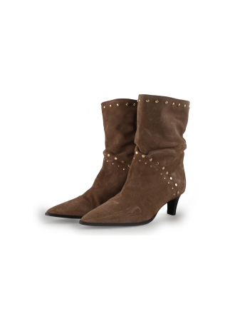 Manfield Stiefel Beige 354124
 Größe 39
 