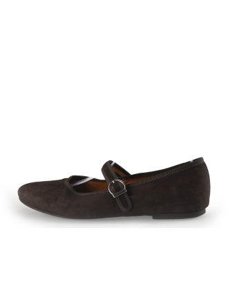 Manfield Ballerinaschuhe Braun 354157
 Größe 39
 