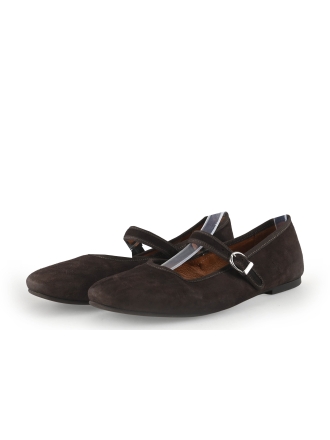 Manfield Ballerinaschuhe Braun 354157
 Größe 39
 