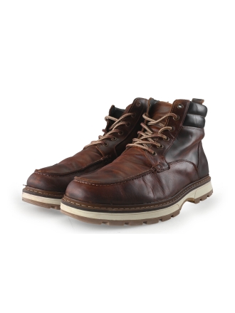 Manfield Schnürstiefel Cognac 354290
 Größe 45
 