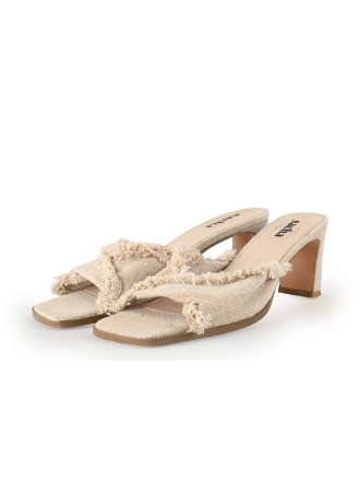 Sacha Mules Pantoletten Beige 354614
 Größe 40
 