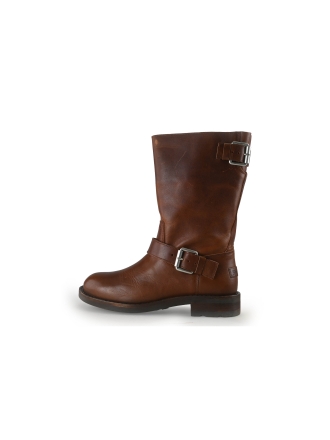 Shabbies Amsterdam Bikerstiefel Braun 354658
 Größe 38
 
