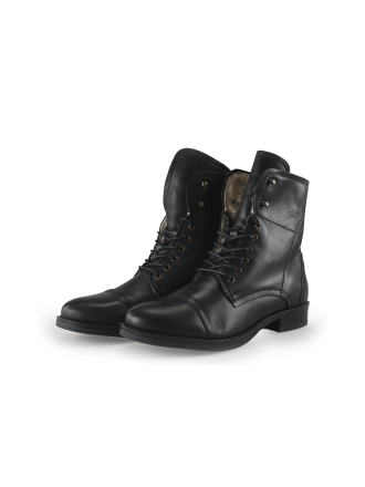 Manfield Schnürstiefel Schwarz 354690
 Größe 41
 