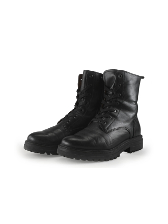 Manfield Schnürstiefel Schwarz 354769
 Größe 39
 