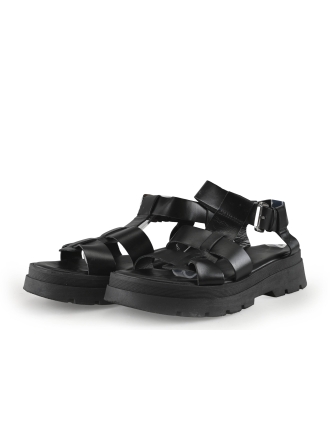 Manfield Sandalen Schwarz 354979
 Größe 41
 