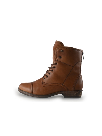 Manfield Schnürstiefel Cognac 355323
 Größe 41
 