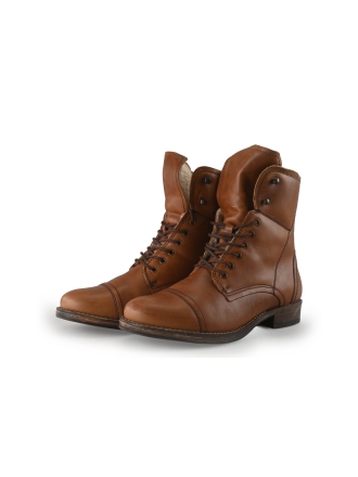 Manfield Schnürstiefel Cognac 355323
 Größe 41
 