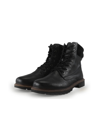 Manfield Schnürstiefel Schwarz 355691
 Größe 42
 