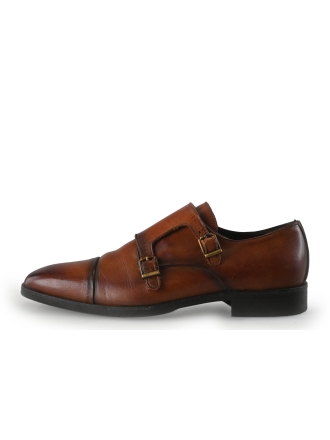 Manfield Elegante Schuhe Cognac 357070
 Größe 42
 