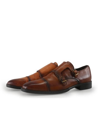 Manfield Elegante Schuhe Cognac 357070
 Größe 42
 