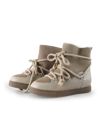 Sacha Schnürstiefel Beige 357092
 Größe 39
 