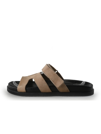 Manfield Mules Pantoletten Beige 357117
 Größe 41
 
