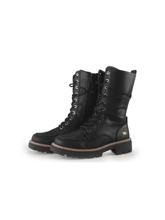 Mustang Schnürstiefel Schwarz 357437
 Größe 39
 