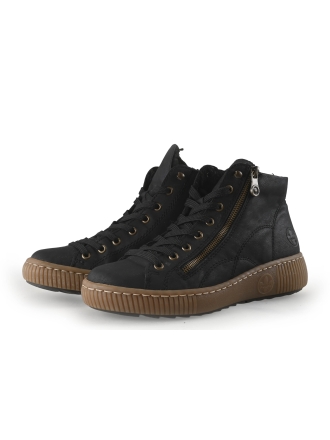 Rieker Schnürstiefel Schwarz 357674
 Größe 39
 