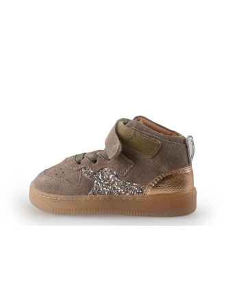 Keq Hohe Sneaker Braun 358067
 Größe 21
 