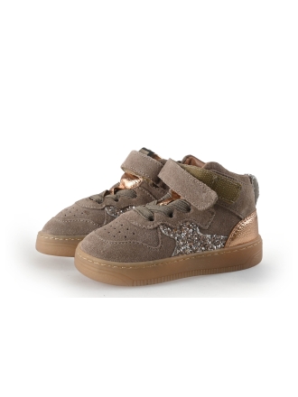 Keq Hohe Sneaker Braun 358067
 Größe 21
 