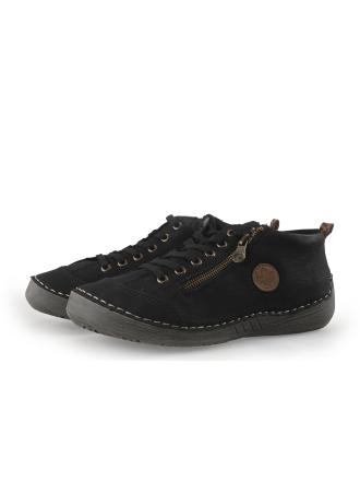 Rieker Schnürschuhe Schwarz 358365
 Größe 39
 