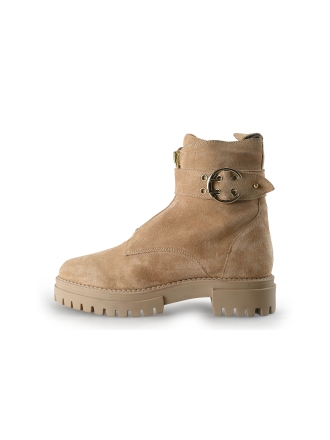 Shoecolate Schnürstiefel Beige 358495
 Größe 41
 