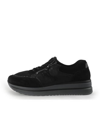 Waldlaufer Sneaker Schwarz 358825
 Größe 43
 