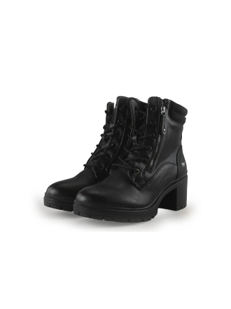 Mustang Schnürstiefel Schwarz 358850
 Größe 41
 