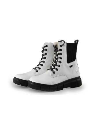 Rieker Schnürstiefel Weiß 359011
 Größe 36
 
