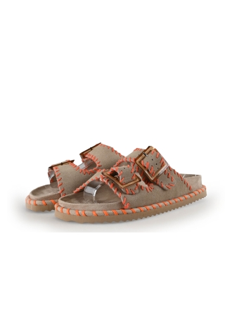 Colors of California Mules Pantoletten Beige 359378
 Größe 36
 
