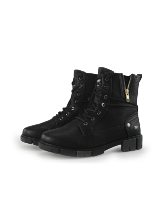 Mustang Schnürstiefel Schwarz 359654
 Größe 40
 