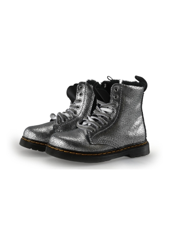 Dr. Martens Schnürstiefel Silber 359727
 Größe 28
 