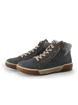 Rieker Schnürstiefel Blau 359900
 Größe 40
 