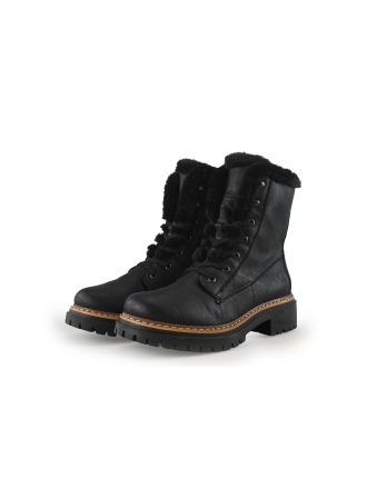 Rieker Schnürstiefel Schwarz 360145
 Größe 40
 