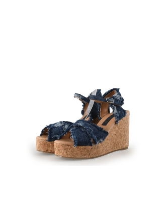 Colors of California Keilschuhe Blau 360152
 Größe 37
 