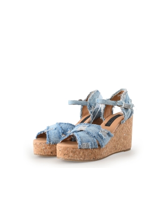 Colors of California Keilschuhe Blau 360333
 Größe 38
 
