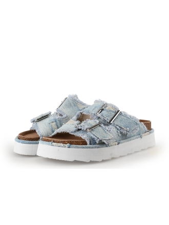 Colors of California Mules Pantoletten Blau 360908
 Größe 38
 
