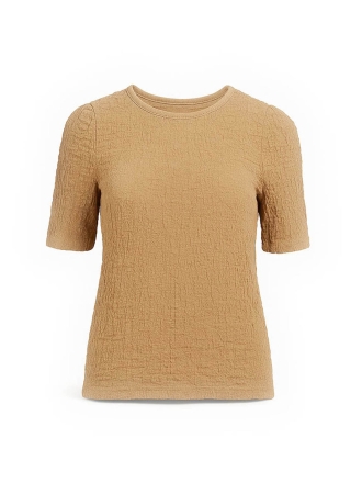 Pieces T-shirt Beige 600047