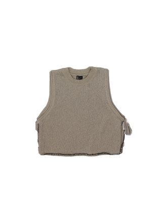 Pieces Gilet Beige 602194