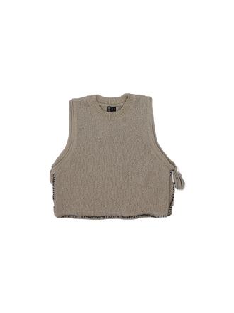 Pieces Gilet Beige 602194