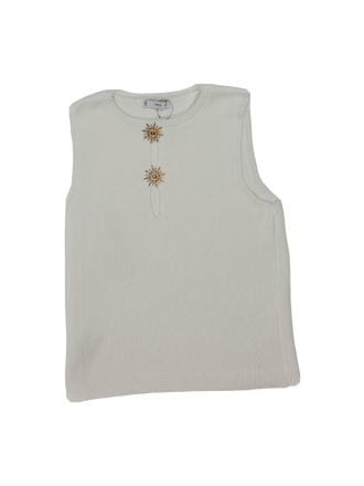 Mango Gilet Weiß 603827