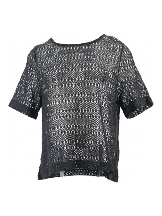 Taifun T-shirt Schwarz 604262