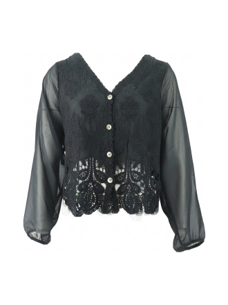 Peppermint Weste Schwarz 604819