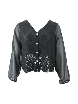 Peppermint Weste Schwarz 604819