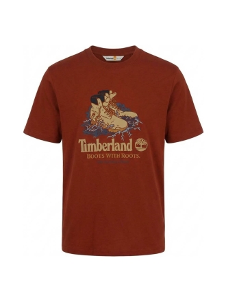 Timberland T-shirt Rot 605456
 Größe XL
 
